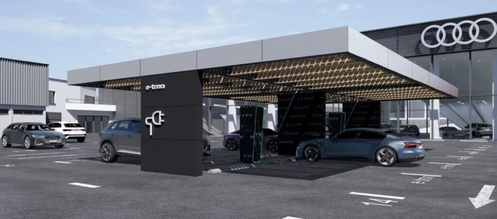 Giảm phát thải CO₂ Tại Các Đại Lý Audi